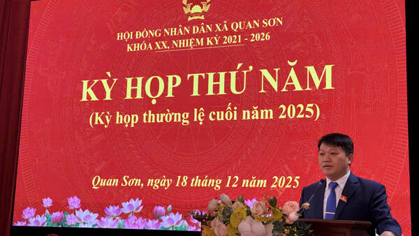 KỲ HỌP THƯỜNG LỆ CUỐI NĂM 2025 HĐND XÃ QUAN SƠN