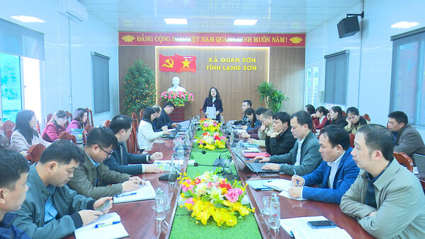 KIỂM TRA CÔNG TÁC PHỔ CẬP GIÁO DỤC, XÓA MÙ CHỮ NĂM 2025 TẠI XÃ QUAN SƠN