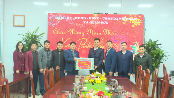XÃ TÂN SƠN, TỈNH BẮC NINH THĂM CHÚC TẾT XÃ QUAN SƠN