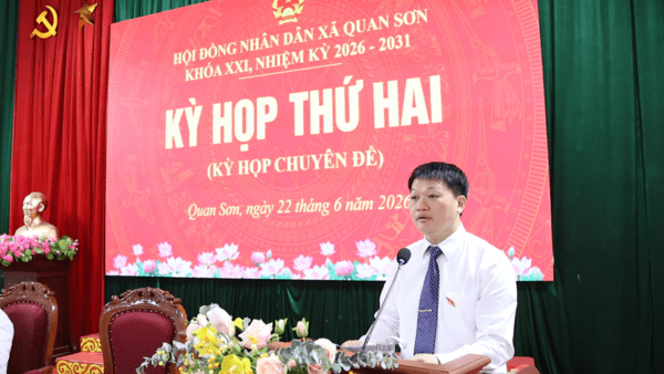 HĐND XÃ QUAN SƠN TỔ CHỨC KỲ HỌP THỨ HAI (KỲ HỌP CHUYÊN ĐỀ) KHÓA XXI, NHIỆM KỲ 2026 – 2031